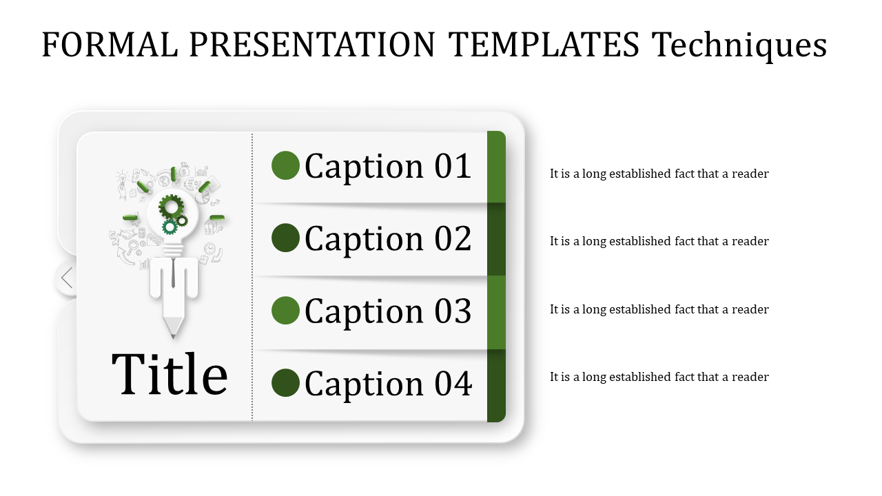 formal presentation templates-FORMAL PRESENTATION TEMPLATES Techniques